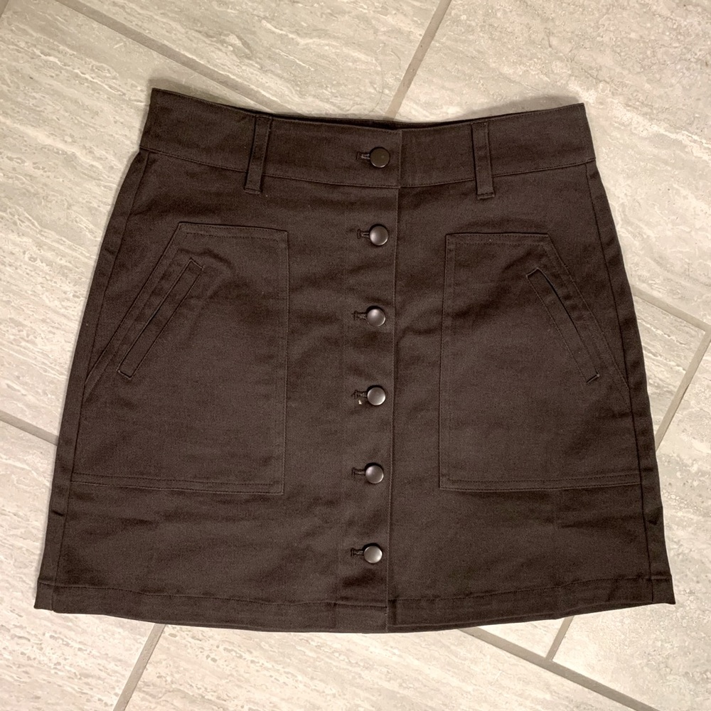 Cargo Skirt with Buttons
